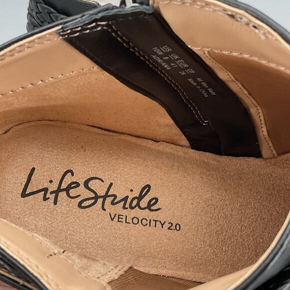 NEW Lifestride Women’s Adriana Ankle Boots Black Size 10W - Picture 6 of 10